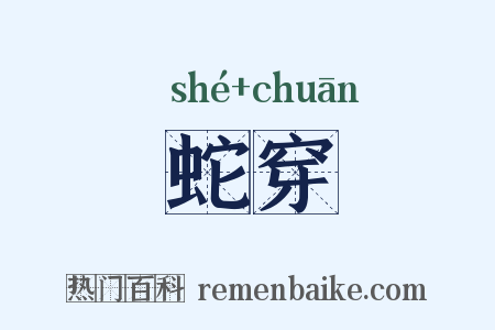 蛇穿是什么意思的图片
